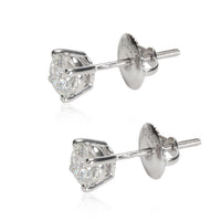Blue Nile Diamond Stud Earring in 14K White Gold GIA Certified E VVS2 0.80 CTW