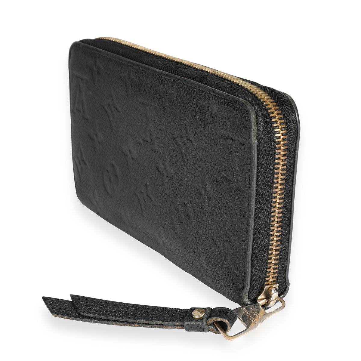Louis Vuitton Monogram Empreinte Zippy Wallet 2021-22FW, Black