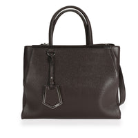 Fendi Brown Vitello Elite Leather Medium 2Jours Bag