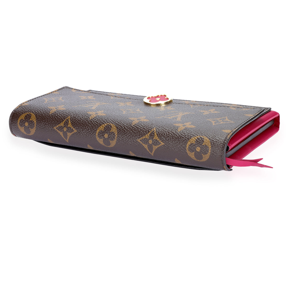 Louis Vuitton Flore Monogram Canvas and Leather Wallet on Chain