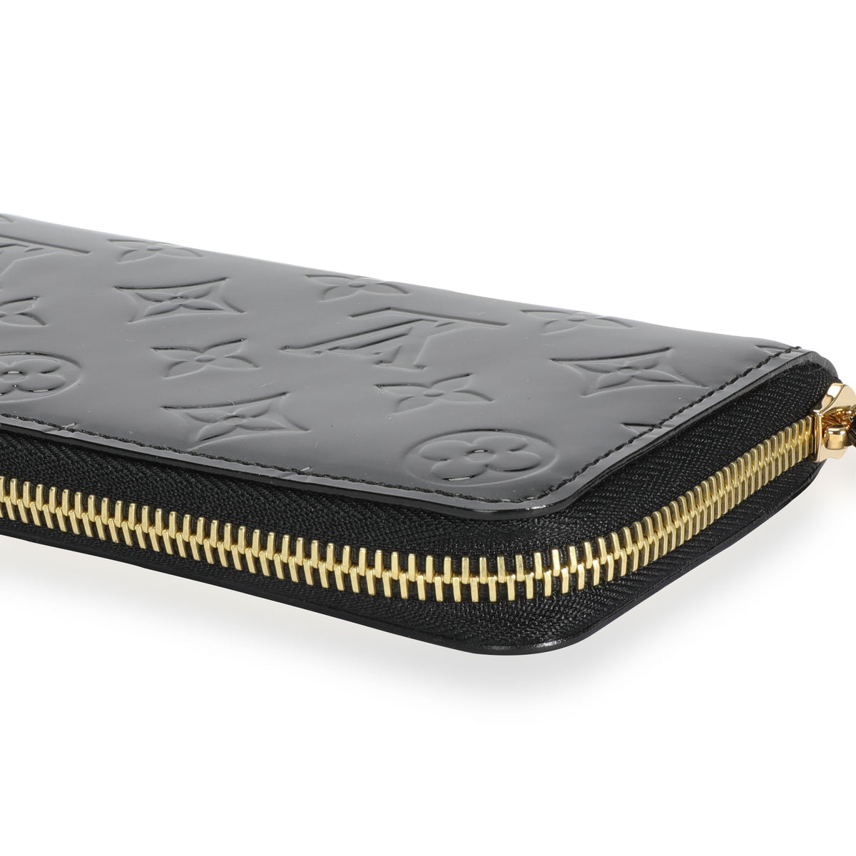 Louis Vuitton Black Monogram Vernis Zippy Wallet – myGemma