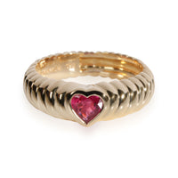 Tiffany & Co. Vintage Ruby Heart Ring in 18K Yellow Gold