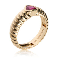 Tiffany & Co. Vintage Ruby Heart Ring in 18K Yellow Gold