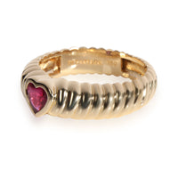 Tiffany & Co. Vintage Ruby Heart Ring in 18K Yellow Gold