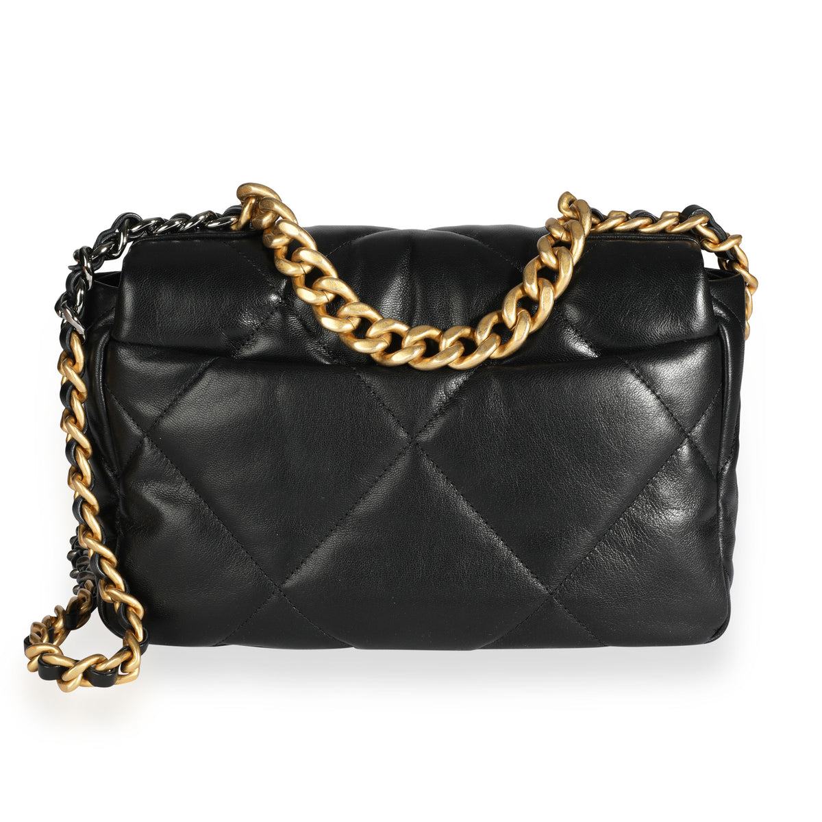 Chanel 19 medium black hot sale