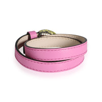 Bulgari Serpentini Forever Bracelet in Pink Leather
