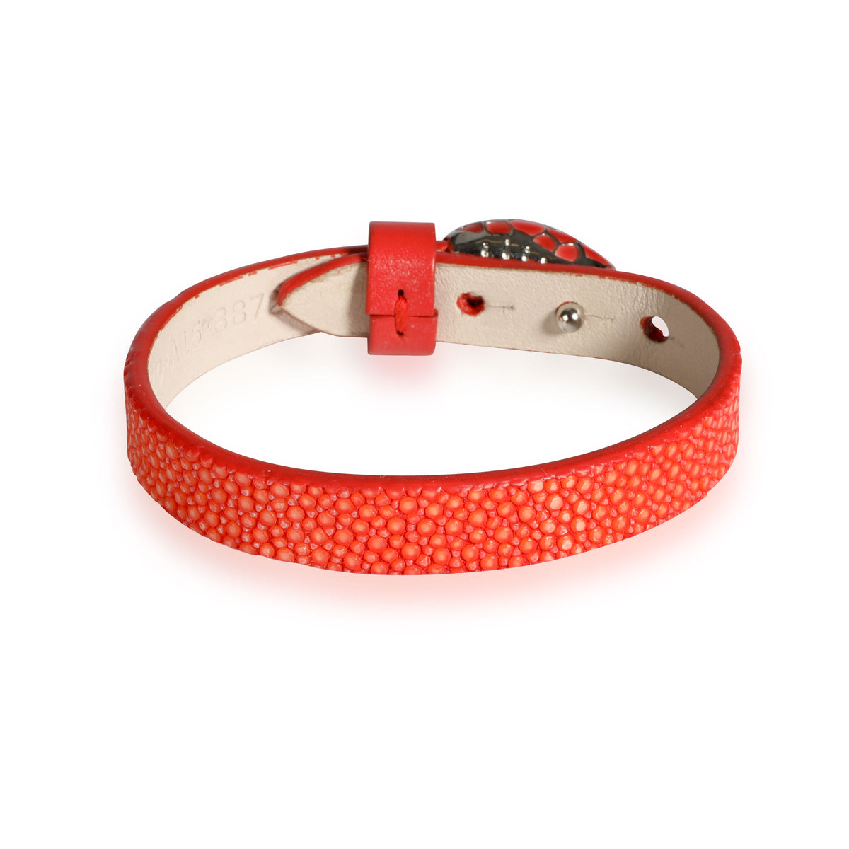 Bulgari Serpentini Forever Bracelet in Red Leather