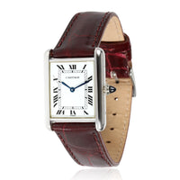 Cartier Tank 78086 Unisex Watch in 18kt White Gold