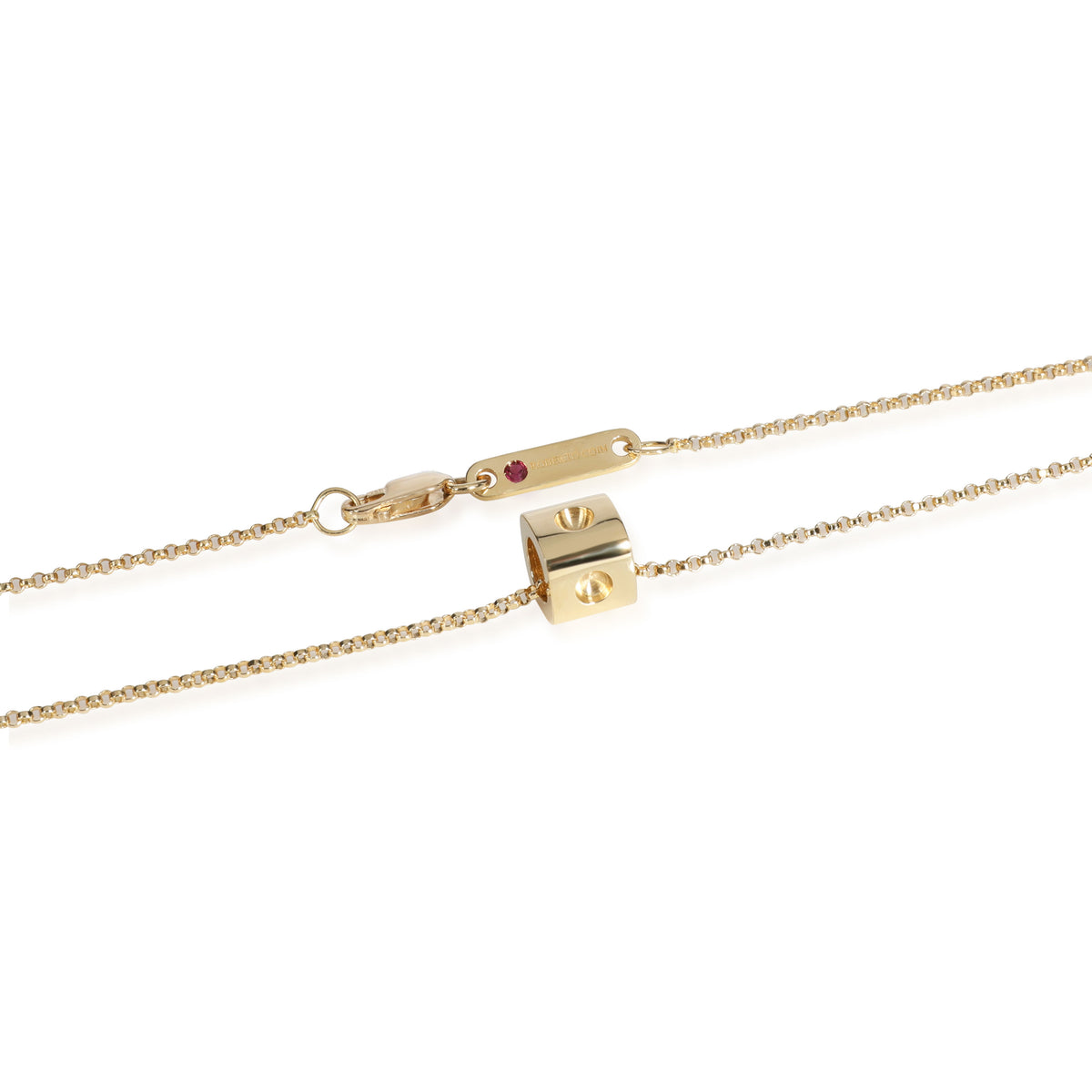 Roberto Coin Mini Pois Moi Necklace in 18K Yellow Gold