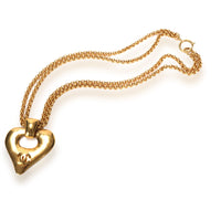 Vintage Chanel 93P Heart Necklace