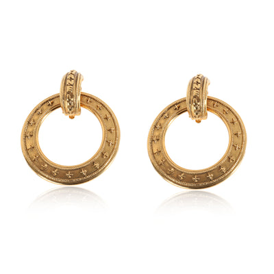 Chanel Vintage Doorknocker Earring in  Base Metal