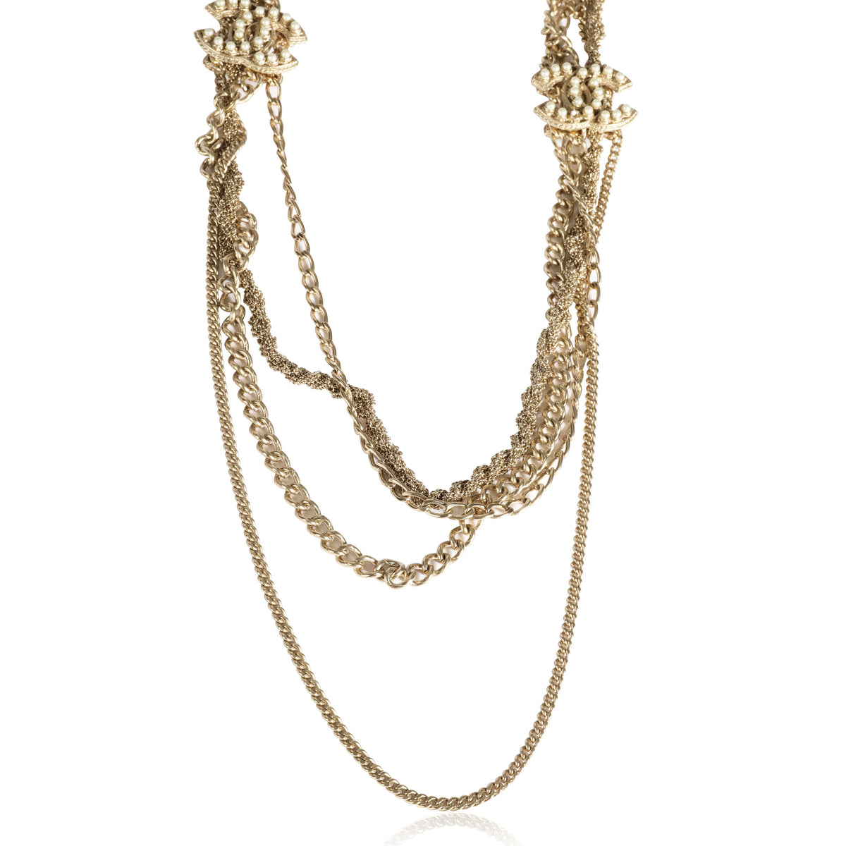 Chanel A14 S Multi Strand Pearl Necklace
