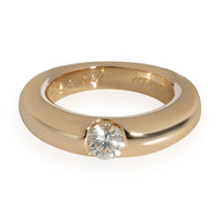 Cartier Ellipse Diamond Ring in 18K Yellow Gold 0.48 CTW