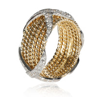 Tiffany & Co. Schlumberger Diamond Ring in 18K Yellow Gold 1.00 CTW