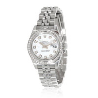 Rolex Datejust 179384 Womens Watch in 18kt Stainless Steel/White Gold