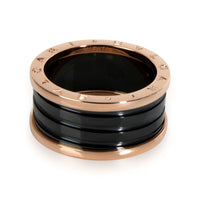 Bulgari B.Zero 1 Black Ceramic Band in 18K Rose Gold