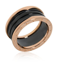 Bulgari B.Zero 1 Black Ceramic Band in 18K Rose Gold