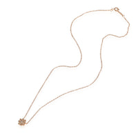 Tiffany & Co. Enchant Flower Necklace with Diamonds in 18K Rose Gold 0.10 CTW