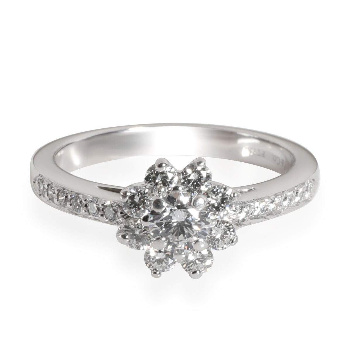 Tiffany & Co. Diamond Fleurette Ring in Platinum 0.60 CTW