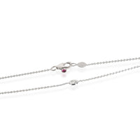 Roberto Coin Diamond Station Necklace in 18K White Gold 0.35 CTW