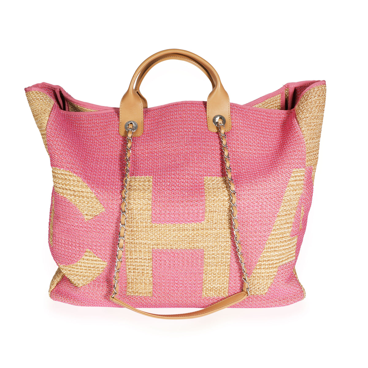 Handbag Chanel Pink in Plastic - 35723597