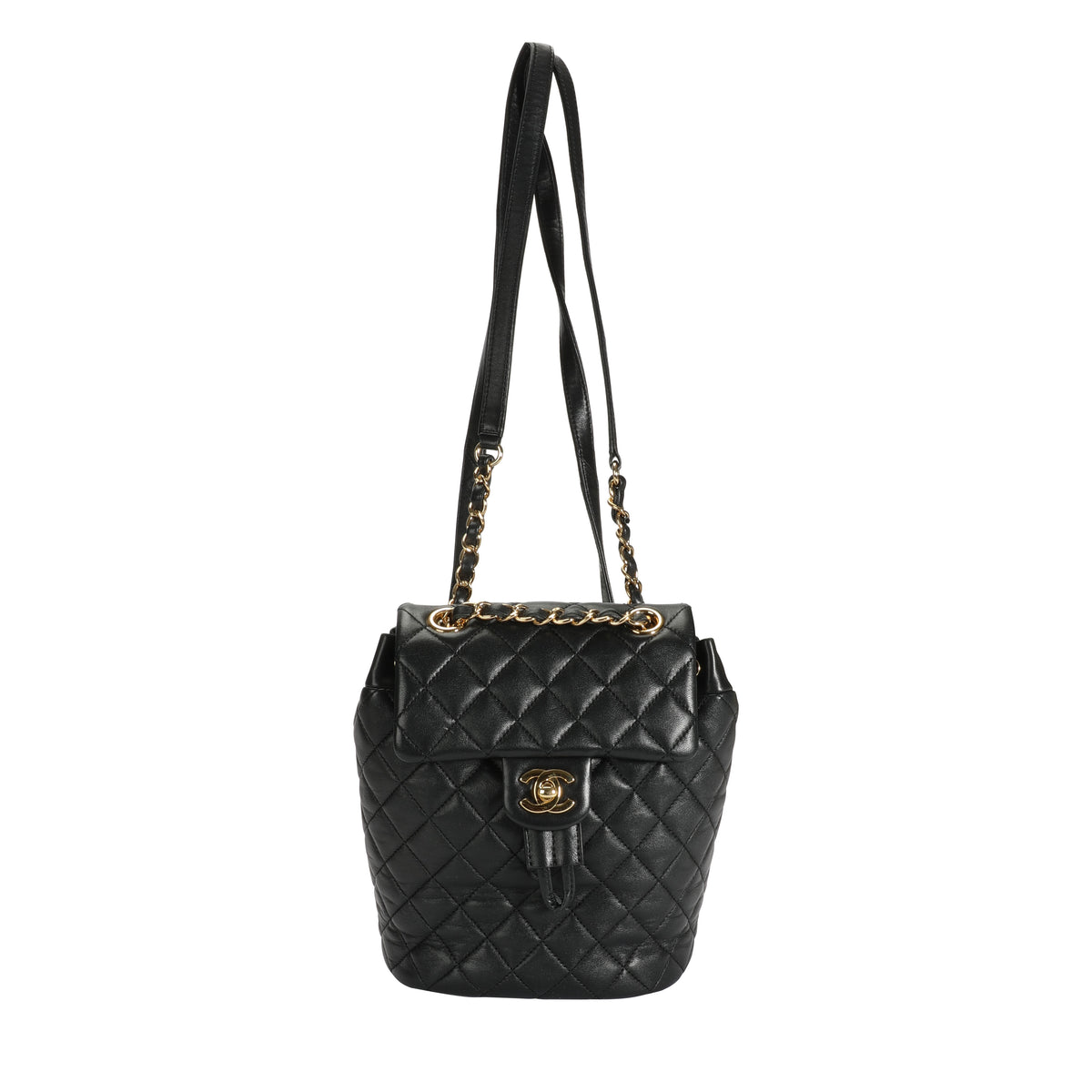 chanel mini urban spirit backpack Chanel Black Lambskin Quilted Mini Urban Spirit Backpack – myGemma| Item #110043