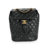chanel urban spirit backpack mini size Chanel Black Lambskin Quilted Mini Urban Spirit Backpack – myGemma| Item #110043