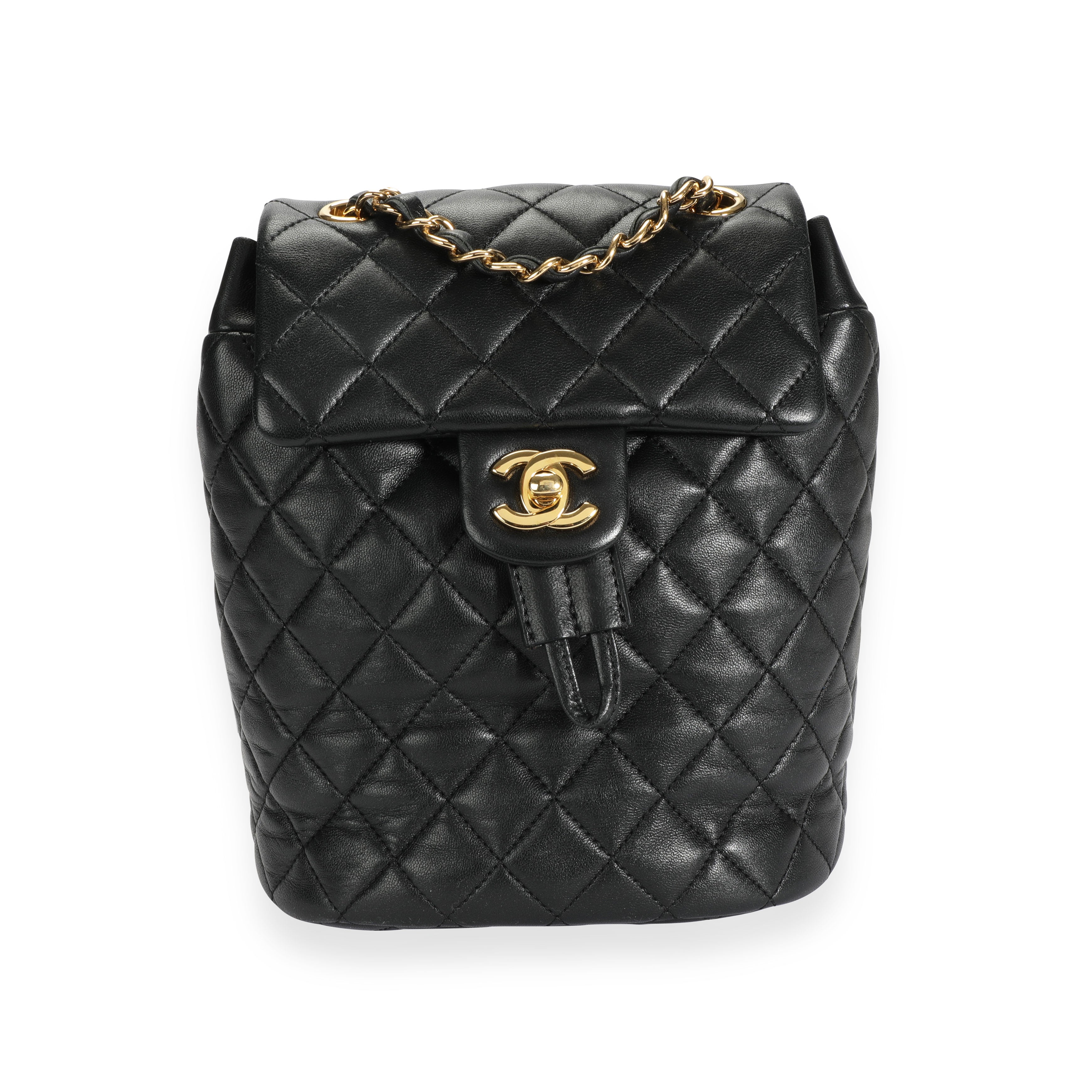 Chanel Black Lambskin Quilted Mini Urban Spirit Backpack – myGemma, JP