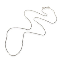 David Yurman Baby Box Chain Necklace in  Sterling Silver