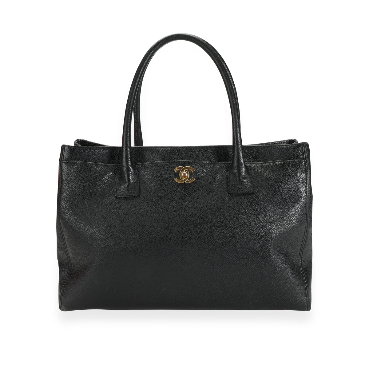 Chanel Black Calfskin Executive Cerf Tote