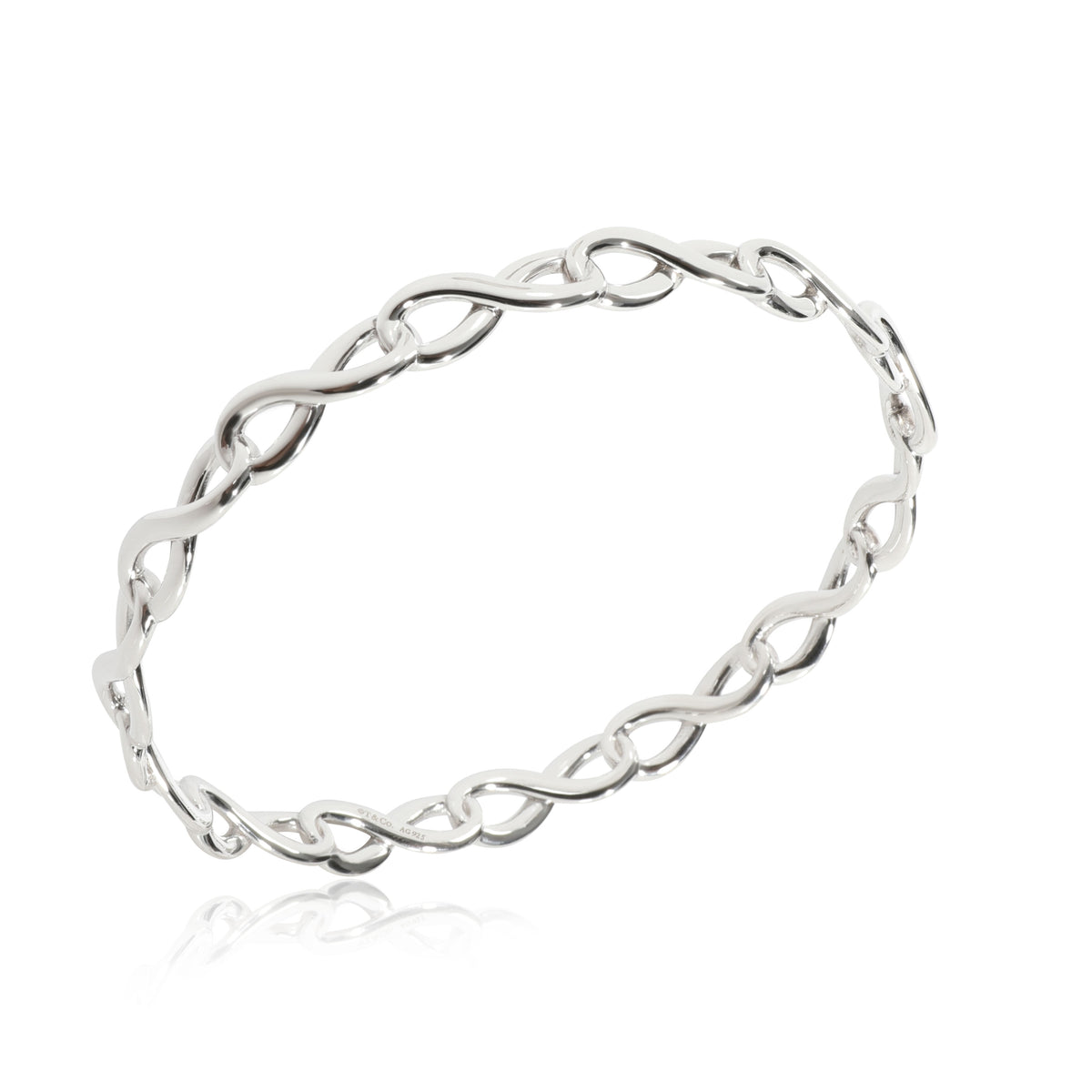 Tiffany & Co. Infinity Bangle in  Sterling Silver