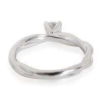 James Allen Diamond Solitaire Ring in 14K White Gold GIA D IF 0.30 CTW