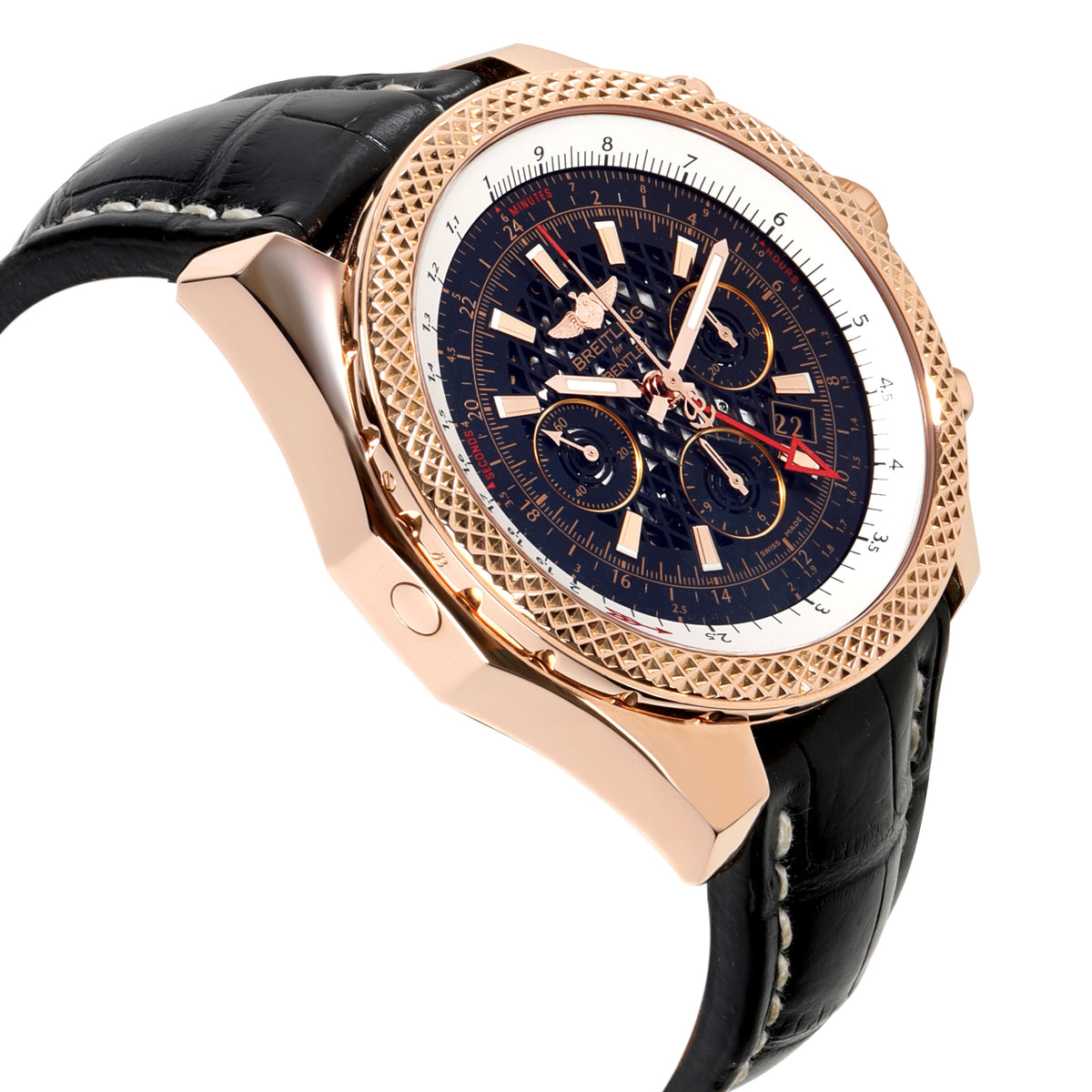 Breitling Bentley B04 GMT RB043112/BC70 Men's Watch in 18kt Rose Gold