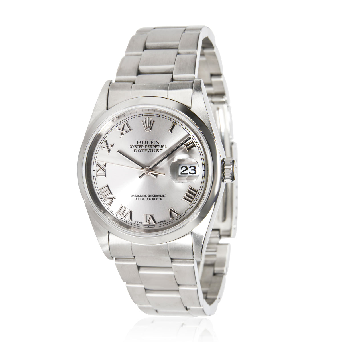 Rolex Datejust 16200 Men's Watch in  Stainless Steel