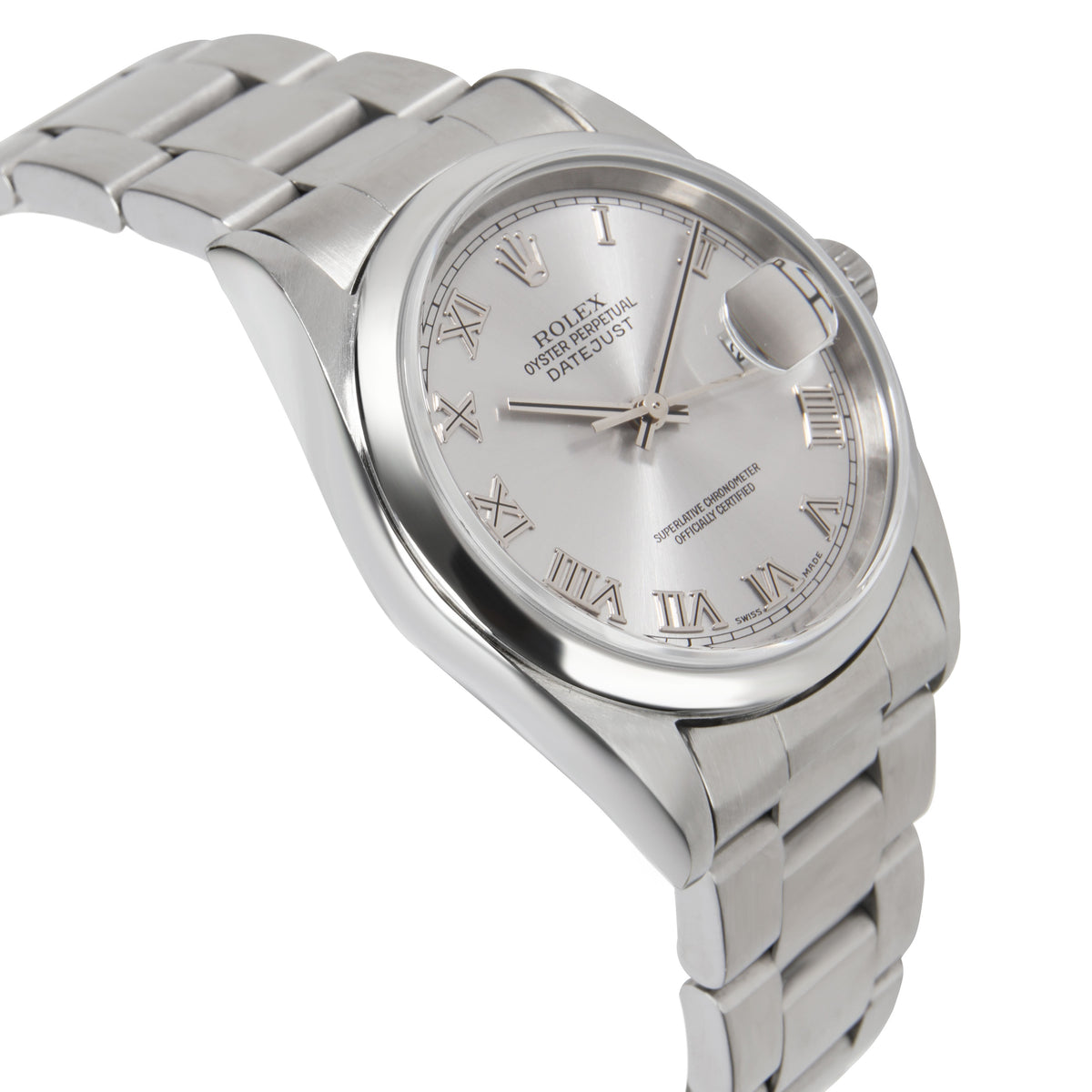 Rolex Datejust 16200 Men's Watch in  Stainless Steel
