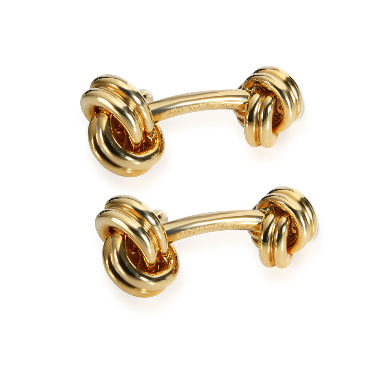 Tiffany & Co. Knot Cufflinks in 18K Yellow Gold