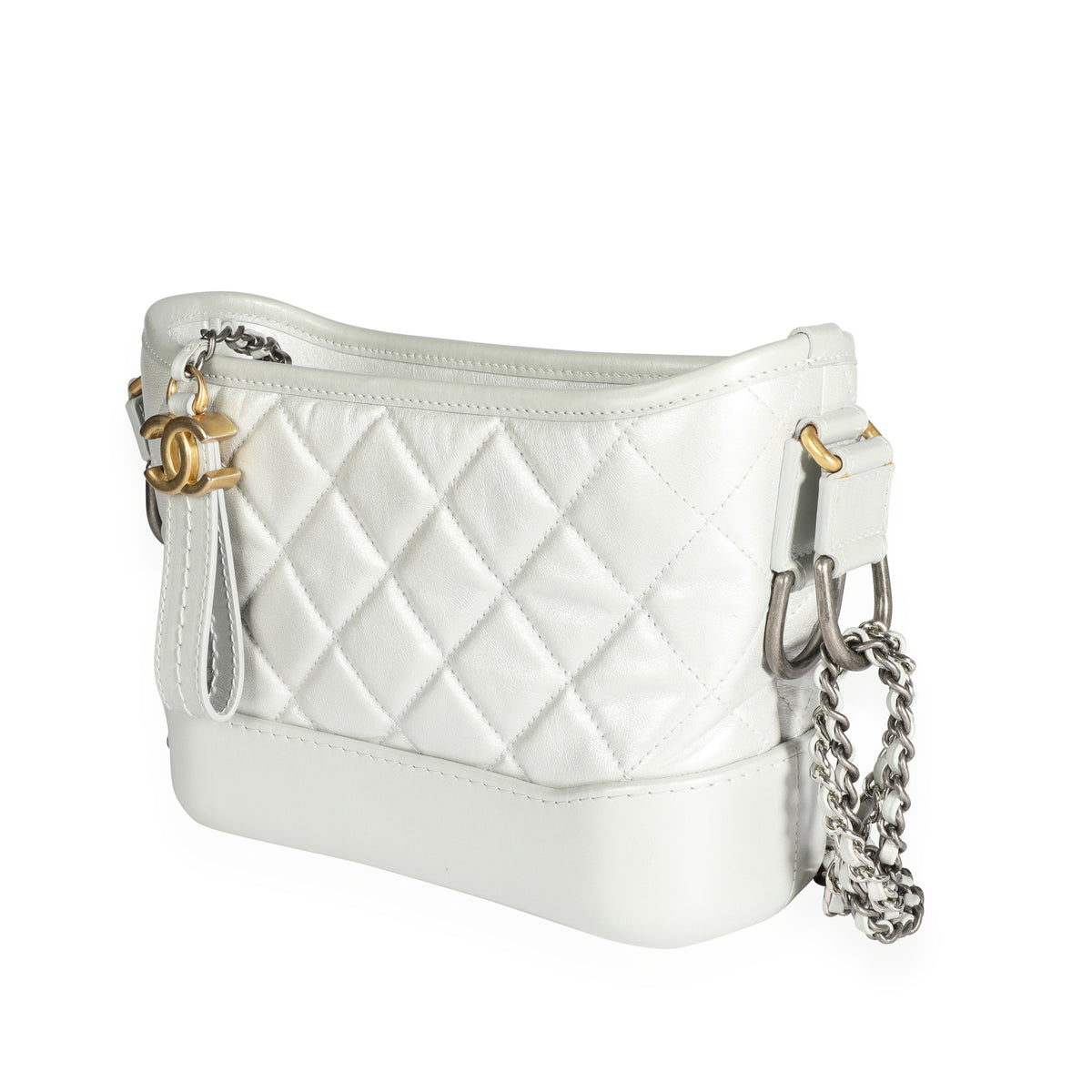 Chanel Gold Quilted Calfskin Small Gabrielle Hobo, myGemma