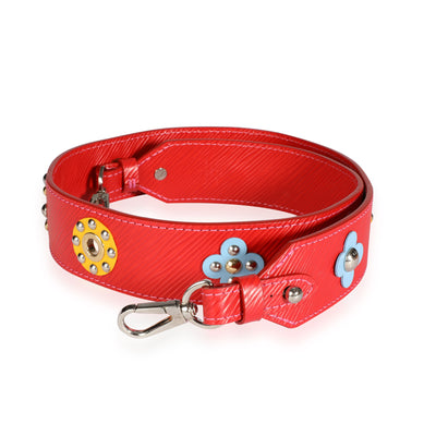 Louis Vuitton Coquelicot Epi Mechanical Flowers Bandoulière Shoulder Strap