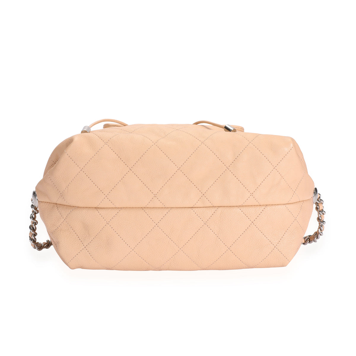 Chanel Peach Quilted Calfskin Braided with Style Backpack