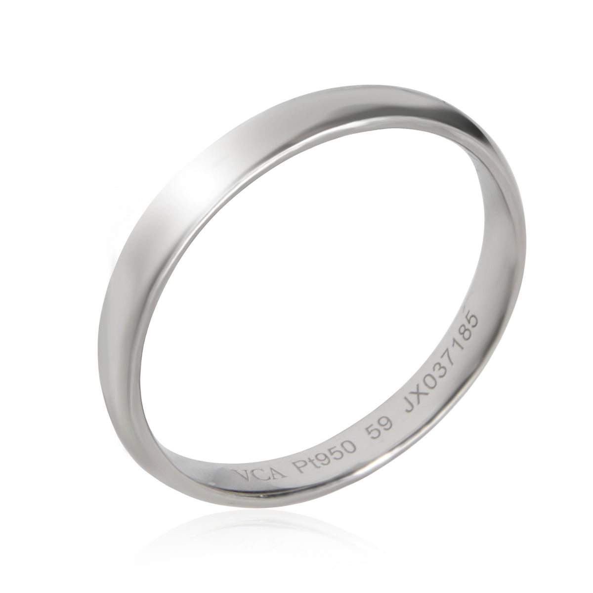 Van Cleef & Arpels Tendrement 2.9 mm Wide Band in  Platinum