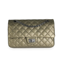 Chanel Gold Quilted Calfskin Reissue 2.55 225 Double Flap Bag