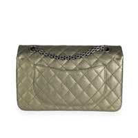 Chanel Gold Quilted Calfskin Reissue 2.55 225 Double Flap Bag