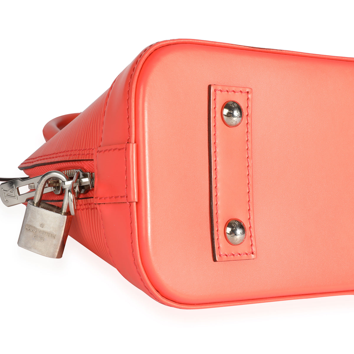 Louis Vuitton Poppy Epi Leather Alma BB Bag Handbag with Strap