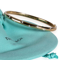 Tiffany & Co. Etoile Diamond Bangle in 18K Yellow Gold/Platinum 0.33 CTW