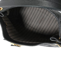 Louis Vuitton Black Monogram Empreinte Spontini Bag