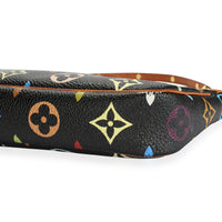 Louis Vuitton Black Monogram Multicolore Pochette Accessoires