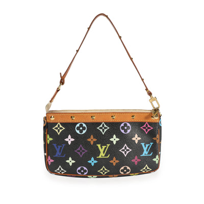 Louis Vuitton Black Monogram Multicolore Pochette Accessoires