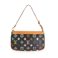 Louis Vuitton Black Monogram Multicolore Pochette Accessoires