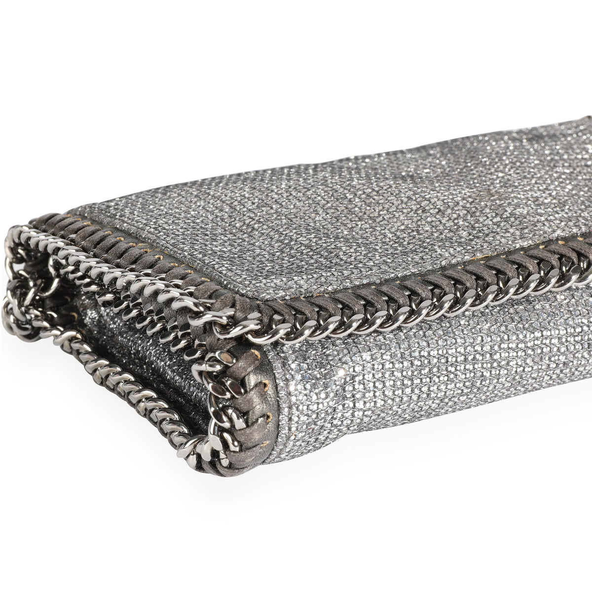 Stella McCartney Silver Metallic Falabella Crossbody Bag