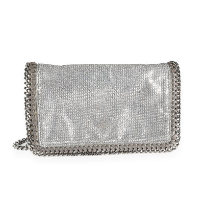 Stella McCartney Silver Metallic Falabella Crossbody Bag